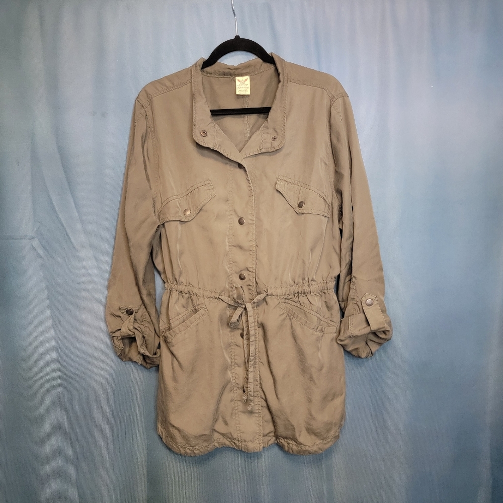 Faded Glory Women's Army Green Utility Jacket